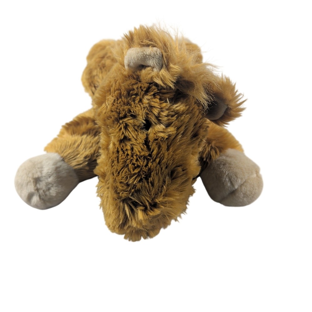Kellytoy Plush Toy 23in Brown Horse Laying Stuffed Animal Polyester PVC